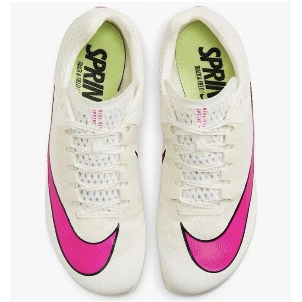NIKE Zoom X Dragonfly Track Spikes White Pink Blast men's 14 NEW